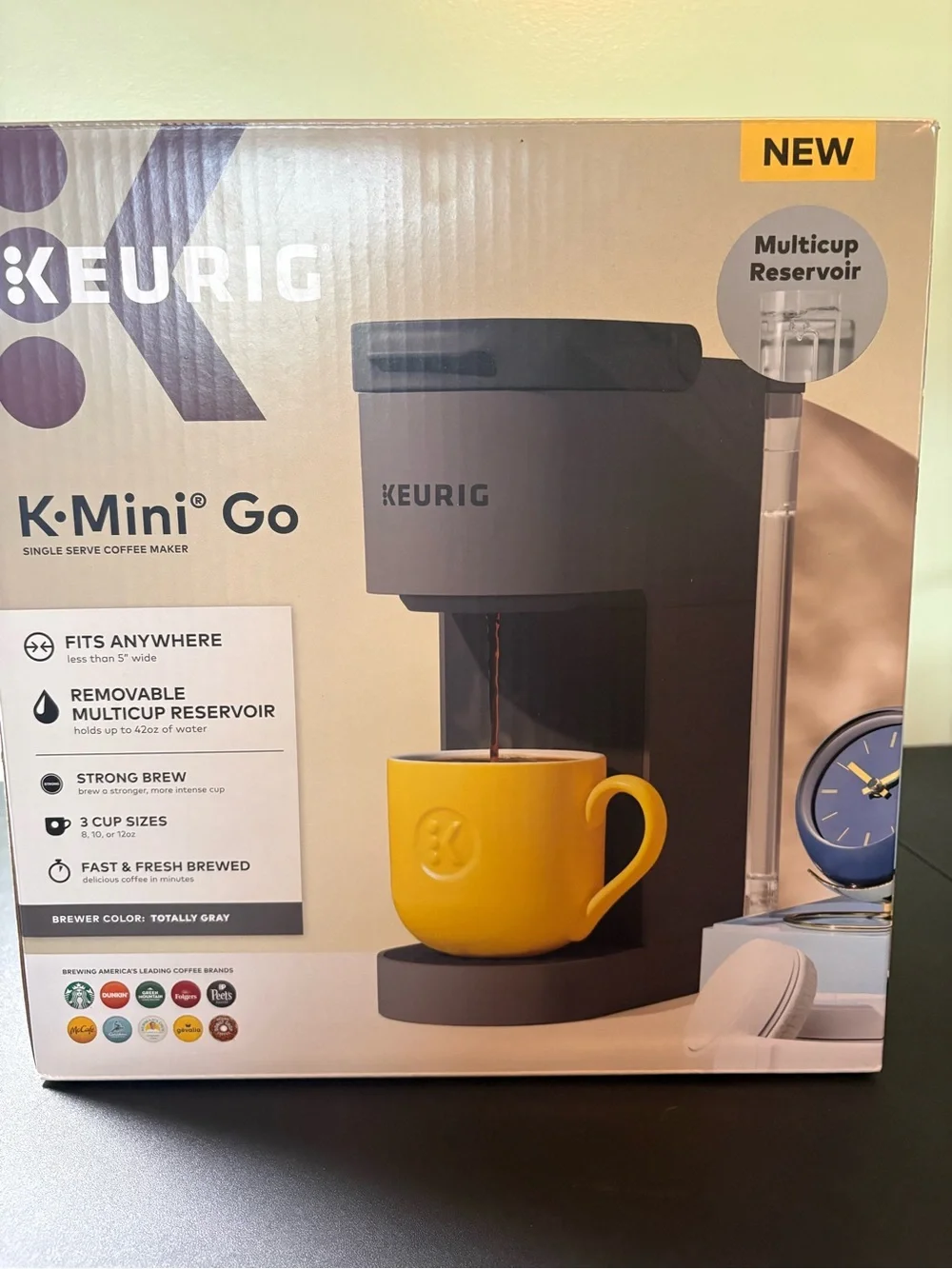 Keurig K-Mini Go Coffee Maker in Gray